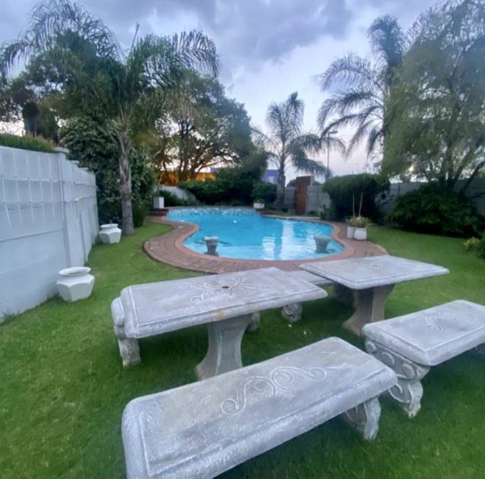 Garden and pool